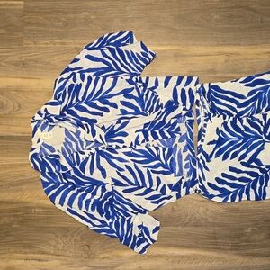 H&M tropical print set